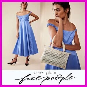 Free People dress off-the-shoulder party cocktail wedding